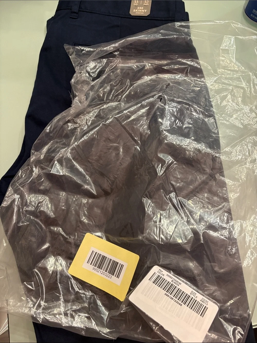 Men's Navy Chino Pants